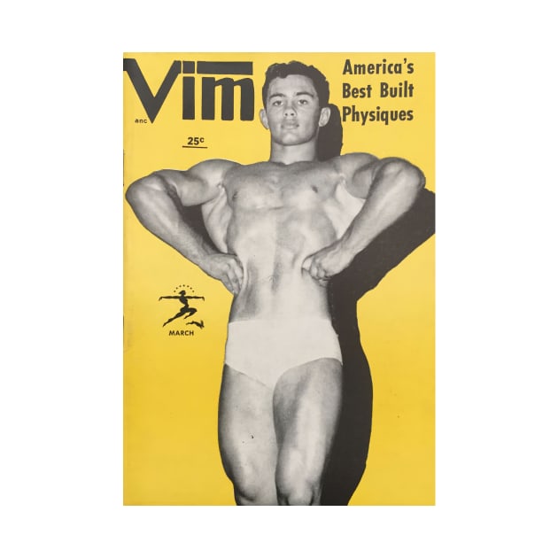 VIM America's Best Built Physique - Vintage Physique Muscle Male Model Magazine Cover by SNAustralia