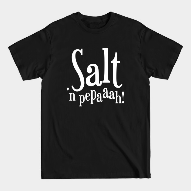 Discover Salt and Pepper Funky Text - John Mulaney - T-Shirt