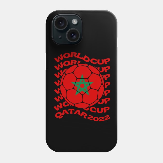 Morocco Football Phone Case by footballomatic