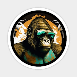 Shades of Toughness - Cool Gorilla Magnet