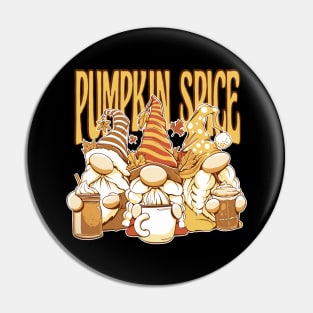 Autumn Gnomes Pumpkin Spice Pin