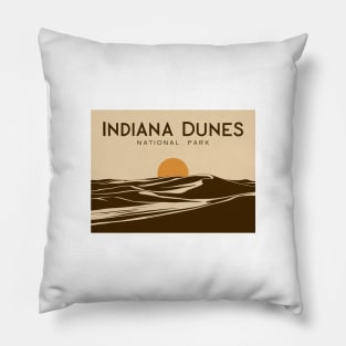 Indiana Dunes National Park Sunset Pillow