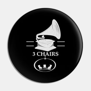 No Drum Machine 3 Chairs Pin