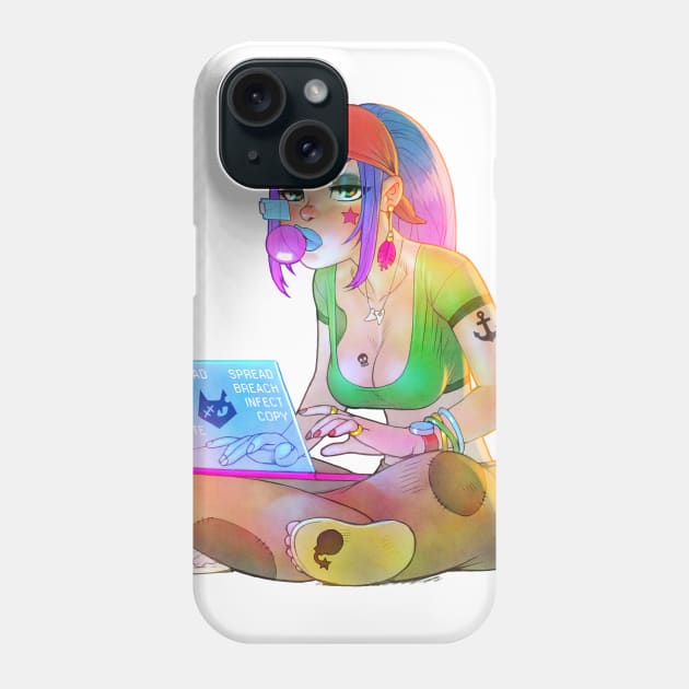 Modern day Pirate Phone Case by Sykosan