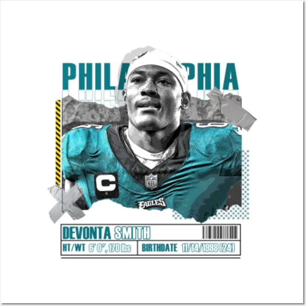 NFL Philadelphia Eagles Devonta Smith Poster Wall Art Philadelphia Eagles  Merchandise shirt