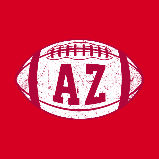 AZ Retro Football - Red by KFig21