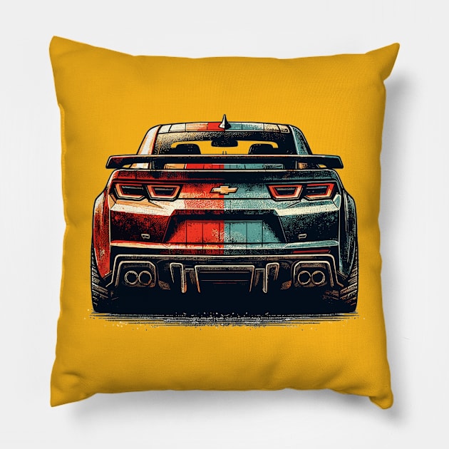 Chevrolet Camaro Pillow by Vehicles-Art