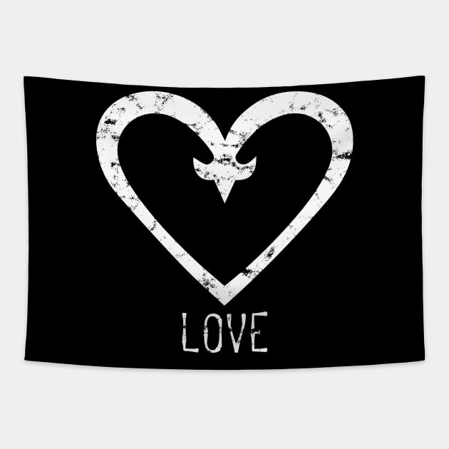 Africa Sankofa Adinkra Symbol "Love" Tapestry by Vanglorious Joy