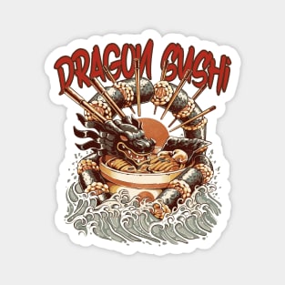 dragon sushi ramen Magnet