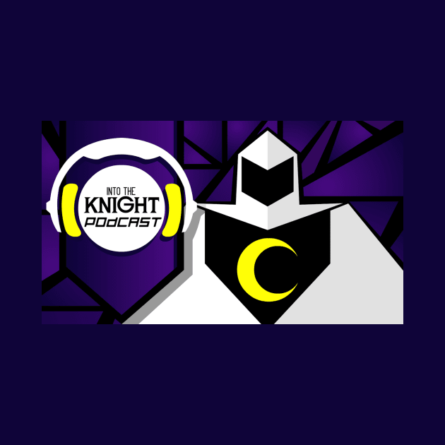 Into the Knight - Official Logo + Headphones by Into the Knight - A Moon Knight Podcast