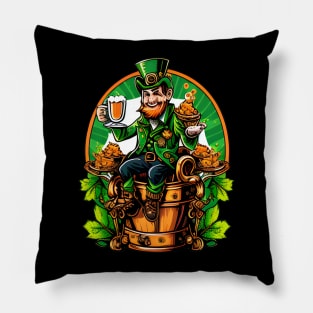 Leprechaun Beer With Me For Lucky St. Patrick's Day Pillow