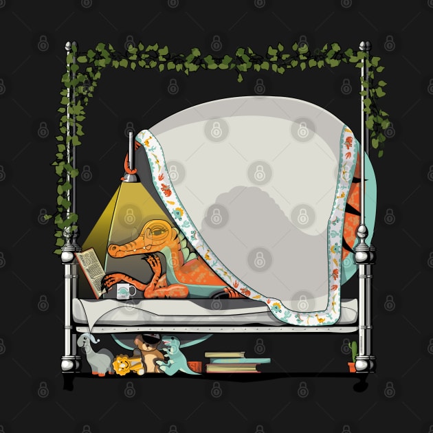 Dinosaur Spinosaurus Bedtime Bedroom Cute by InTheWashroom