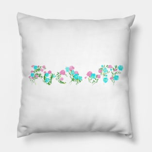 Fuck Off Floral Pillow