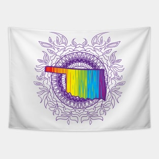 Oklahoma Mandala Pride Tapestry