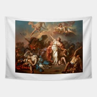 Apollo and Diana Attacking the Children of Niobe - Jacques-Louis David Tapestry