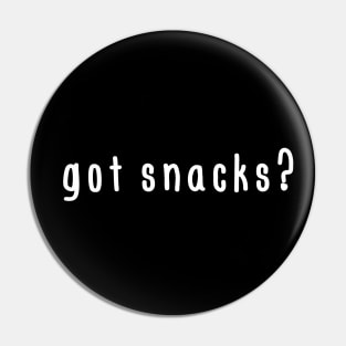 Got snacks? Pin