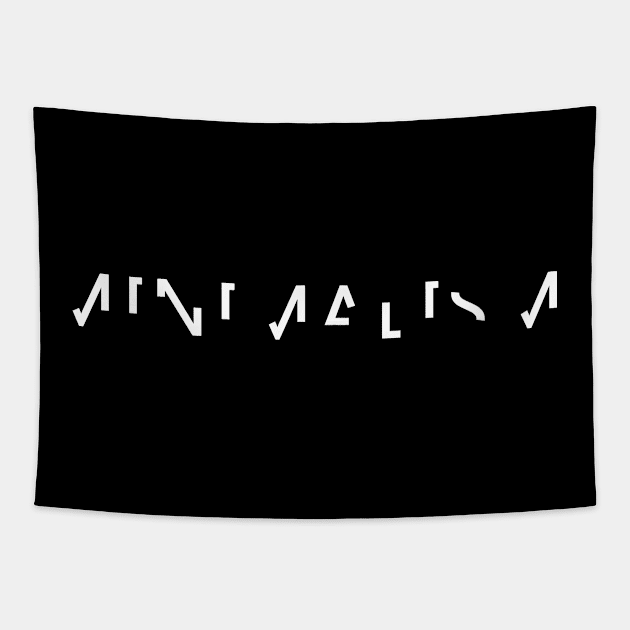 MINIMALISM HORIZONTAL Tapestry by NoirPineapple