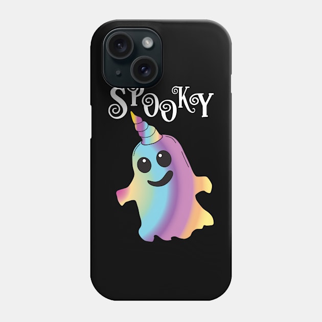 Spooky Unicorn Ghost Phone Case by Nice Surprise