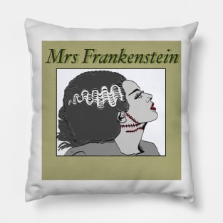 Mrs Frankenstein Pillow