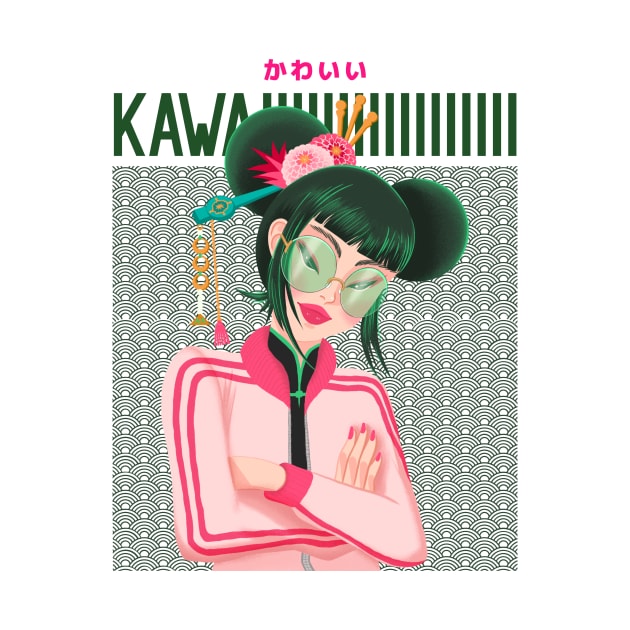 Kawaii Japanese Girl by Oniichandesigns