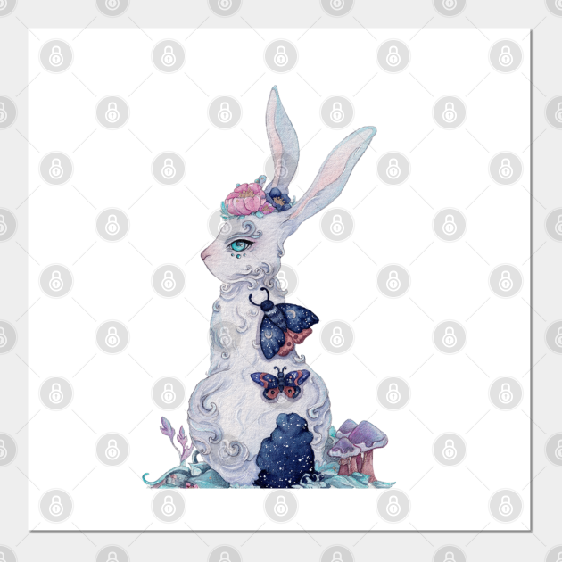 Magical Bunny - Bunny - Posters and Art Prints