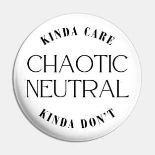 Chaotic Neutral Pin