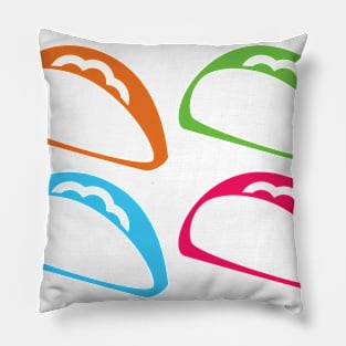 Taco, the Icon (Multicolor) Pillow