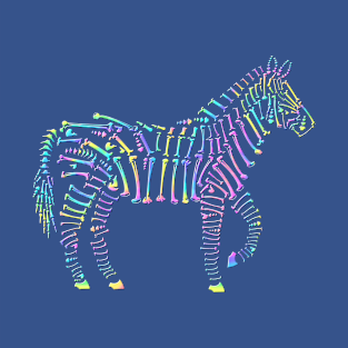 Colorful Horse Bones T-Shirt