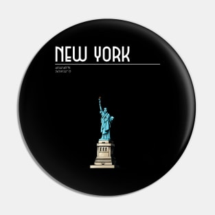 New York, Statue of Liberty Pin