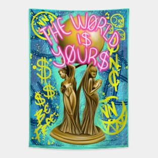 THE WORLD IS YOURS Tapestry