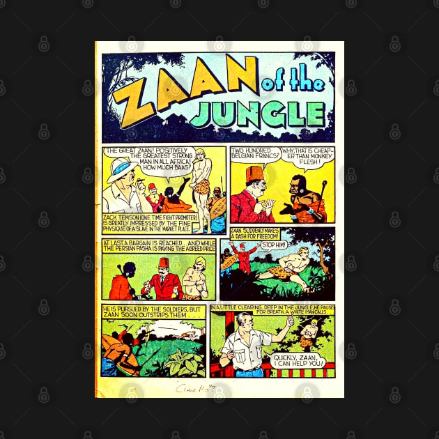 Vintage Comic Zaan of the Jungle Old Comic Book by Retro Comic Books