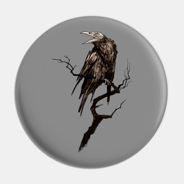 Lonesome Crow Pin by Moutchy