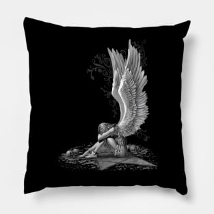 Spiral Original - Enslaved Angel - Gothic Angel Pillow
