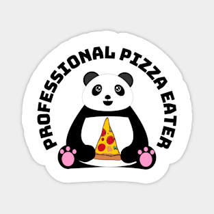 Professional Pizza Eater Panda Magnet