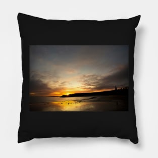 Sunrise at Cullercoats Bay Pillow