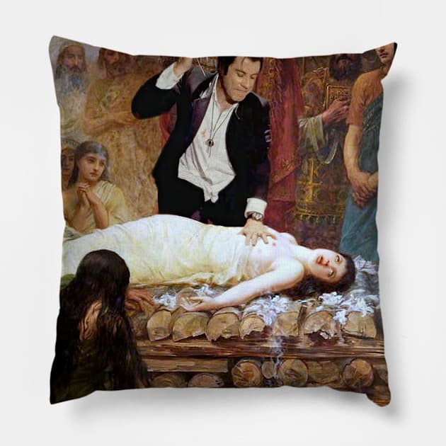 pulp fiction art Pillow by norro