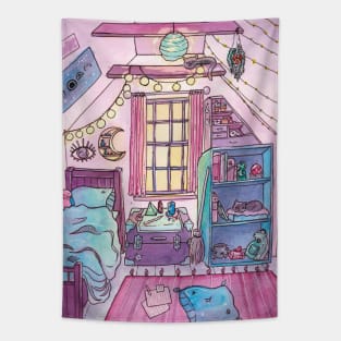 Witchy Bedroom Tapestry