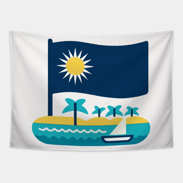 Marshall Island Art Tapestry by SeaLife