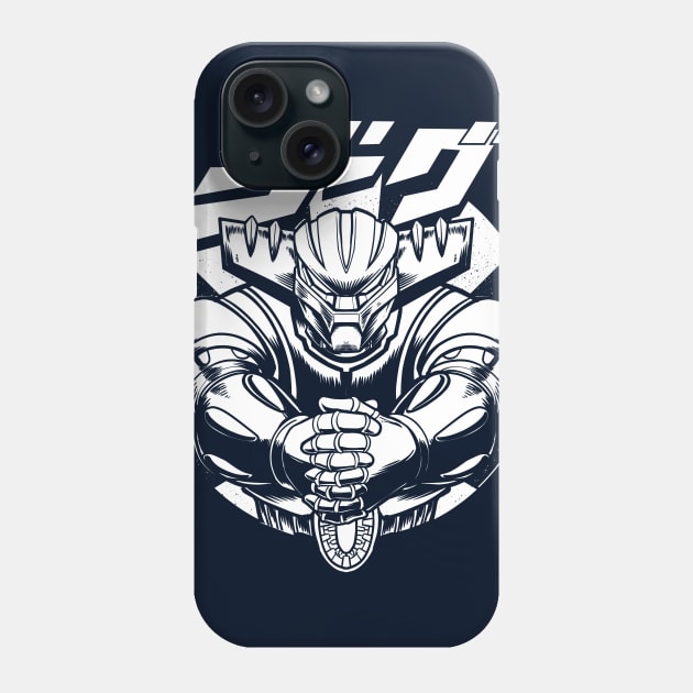 Jeeg Robot Black and White version Phone Case by WahyudiArtwork