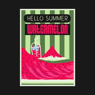 Hello Summer Watermelon Color 1 T-Shirt