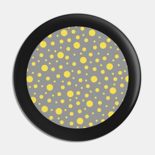 Polka Dot Illuminating Yellow / Ultimate Gray Pin