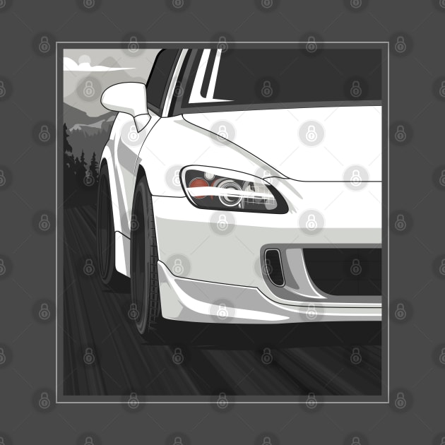 Honda S2000 AP2 Rolling - Championship White by wearapex