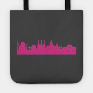 Hannover skyline pink Tote