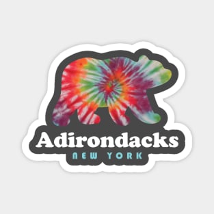 Adirondacks Tie Dye Bear Mountains Upstate Magnet