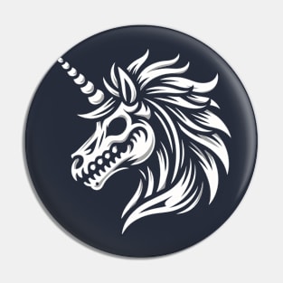 Unicorn skull Pin