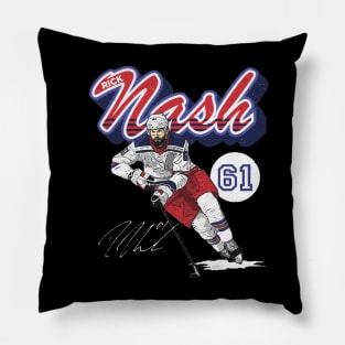 Rick Nash New York R Retro Pillow