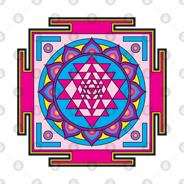 Sri Yantra Mandala by GalacticMantra