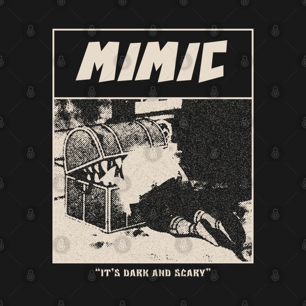 Mimic Frieren Gloomy Halftone Fanart Design by Gloomeeey