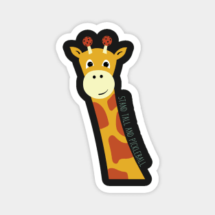 Funny Pickleball Giraffe Quote Magnet