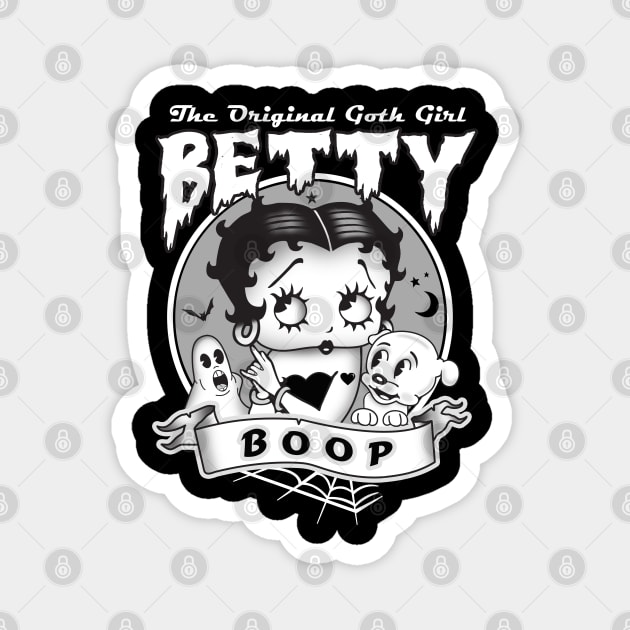 Betty Boop Magnet by Gothic Rose